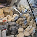 Cheeses waiting to be tasted!