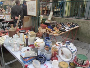 Brocante Market at Porte de Vanves on a Sunday Morning