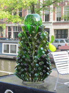 This particular boat have 6 of these wine bottle trees. Is this my next craft project?