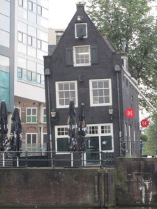 A canal toll house in Amsterdam