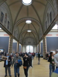 The exquisite interior of the Rijksmuseum home of works by Rembrandt, Vaermeer, etc.