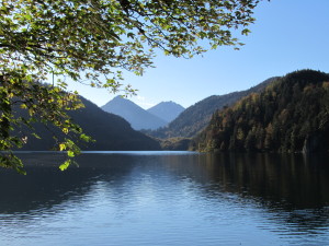 The crystal clear Alpsee