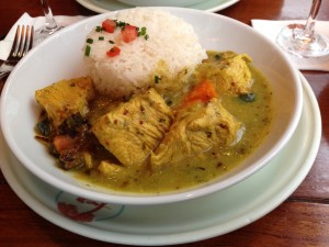 Curried Chicken at the La Ruhmeiie