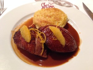 Duck Breast with Dauphine Potatoes 