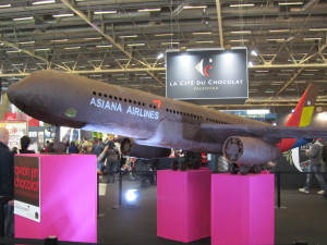 Airplane made from chocolate 