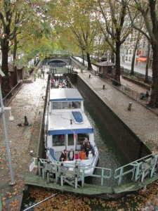 Locks on the Canal St. Martin in the 10eme