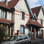 An apartment house resembling an Alsace Village